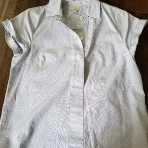 J Crew 100% Cotton Button Down Shirt Size XS